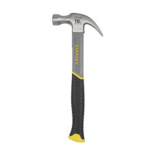 Молоток Fiberglass с весом головки 450 г, с загнутым гвоздодером STANLEY STHT0-51309