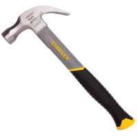 Молоток Fiberglass с весом головки 570 г, с загнутым гвоздодером STANLEY STHT0-51310