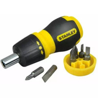 Отвертка Stanley Multibit Stubby реверсивная со сменными битами (0-66-358)