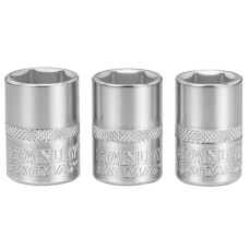 Набор торцевых головок Stanley 1/4 Maxi Drive с шестигранным профилем 3 шт (FMMT17092-0)