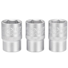 Набор торцевых головок Stanley 1/2 Maxi Drive с шестигранным профилем 3 шт (FMMT17094-0)