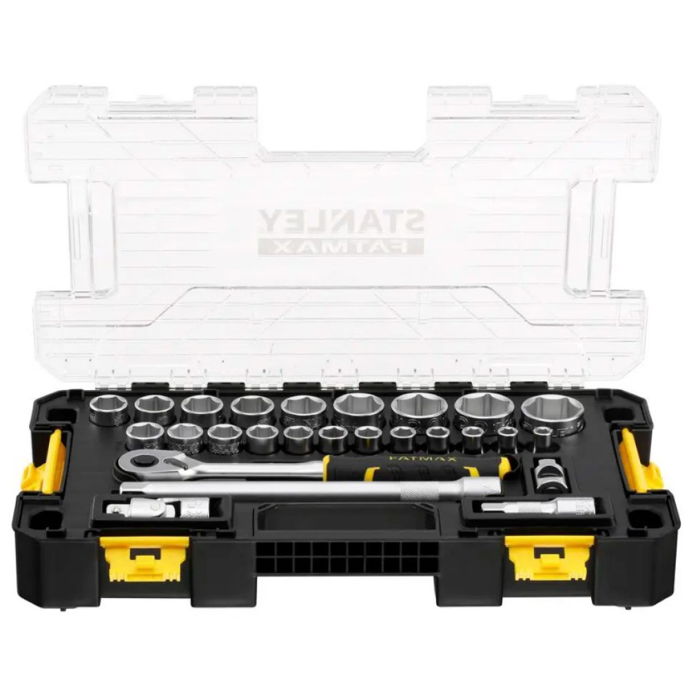 Набір торцевих головок Stanley 1/2 FATMAX Maxi Drive шестигранних 26 предметів (FMMT98103-1)