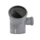 Коліно TA Sewage 2 пл 110x100х45 + 50х90 ° (праве) SD00051455