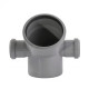 Колено TA Sewage2 пл 110x110х45+ 2х50х90° (левое+правое) SD00051456