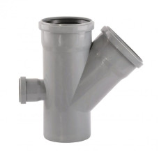 Крестовина 1пл 110х110х45+50х90° (отвод сзади) TA Sewage CZ110009