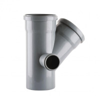 Хрестовина TA Sewage 2пл 110х110х45 ° +50х90 ° (ліва) CZ110011