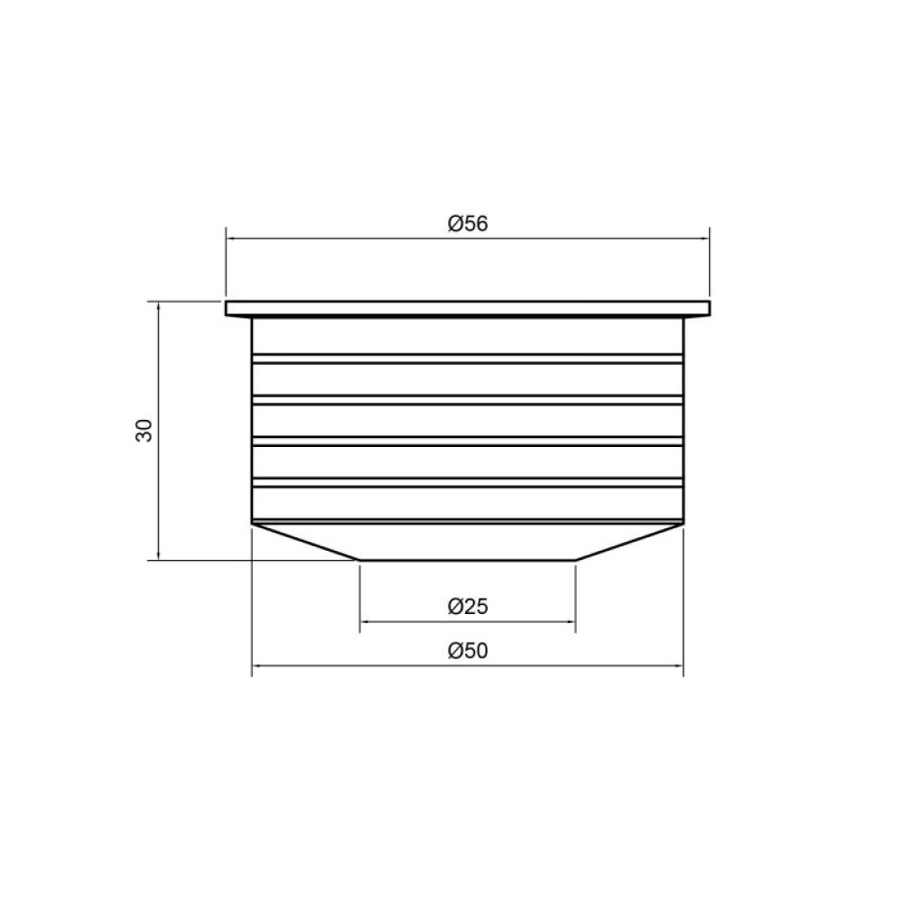 Переход канализационный TA Sewage 50х25 TASPRRB5025