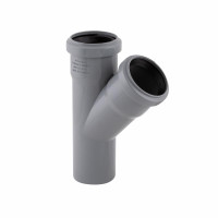 Тройник PPR канализационный TA Sewage 50, 45° TASTRPP4550