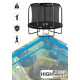 Батут із внутрішньою сіткою THUNDER Inside Elite 10FT 305 см Black