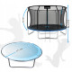 Батут із внутрішньою сіткою THUNDER Inside Elite 12FT 374 см Black/Blue