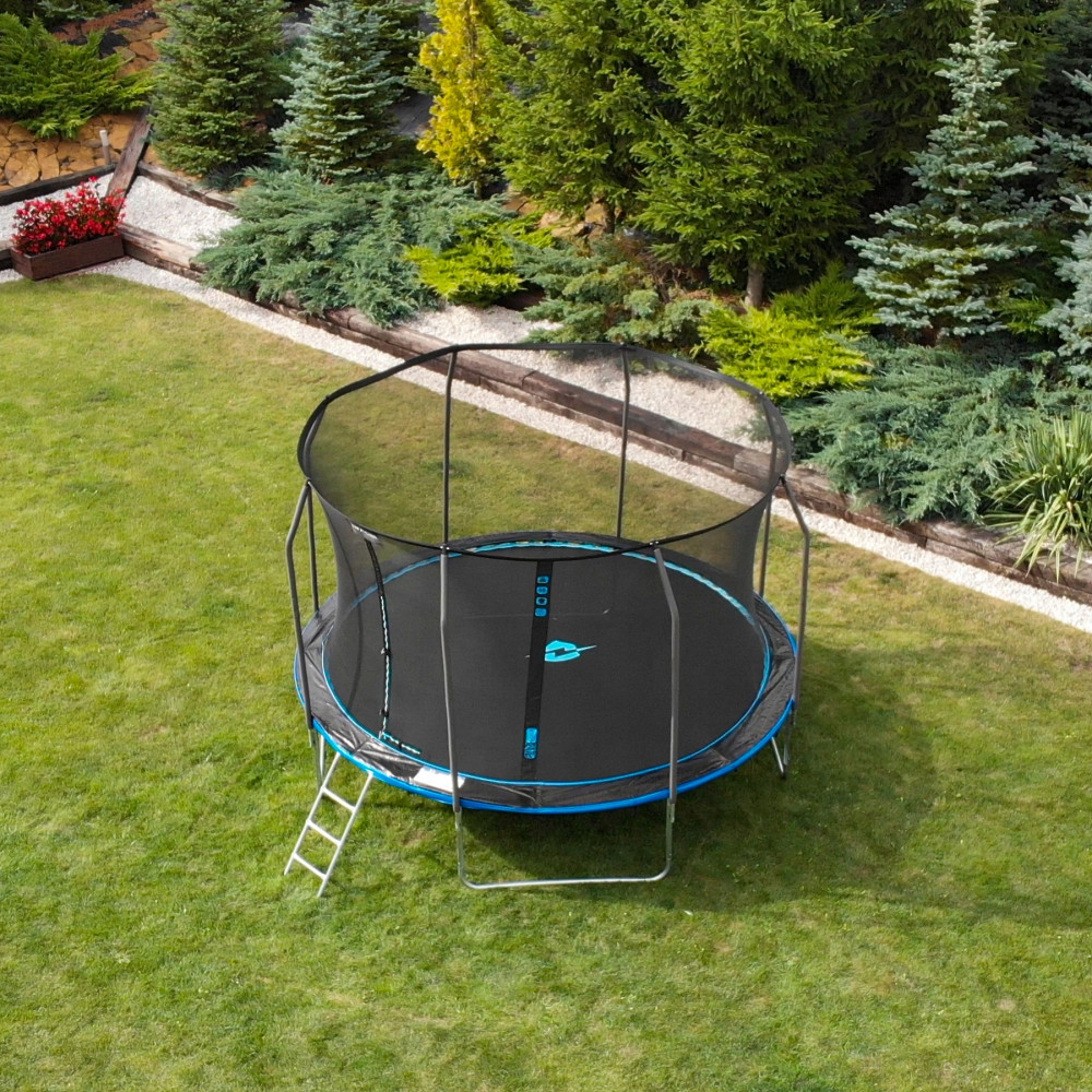 Батут із внутрішньою сіткою THUNDER Inside Elite 6FT 185 см Black/Blue