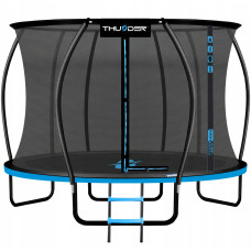 Батут с внутренней сеткой THUNDER Inside Ultra 12FT 374 см Black/Blue