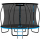 Батут із внутрішньою сіткою THUNDER Inside Ultra 12FT 374 см Black/Blue