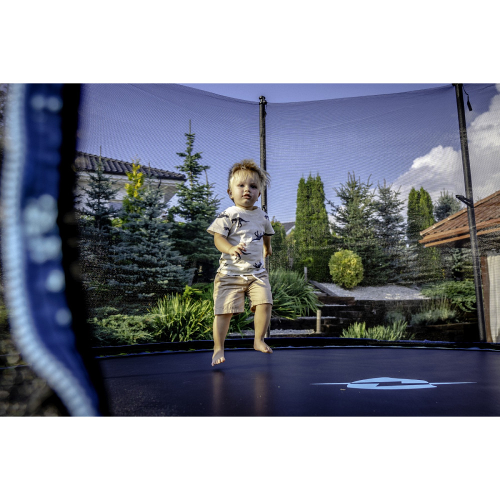 Батут із внутрішньою сіткою THUNDER Inside Ultra 14FT 435 см Black/Blue