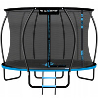 Батут із внутрішньою сіткою THUNDER Inside Ultra 14FT 435 см Black/Blue