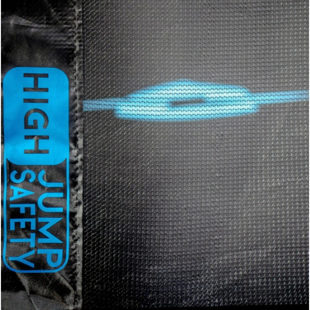 Батут с внутренней сеткой THUNDER Outside Phenom 8x12FT Black\Blue