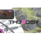 Батут із внутрішньою сіткою THUNDER OUTSIDE PRO 12FT 366 см Black/Pink
