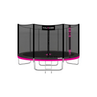 Батут із внутрішньою сіткою THUNDER OUTSIDE PRO 14FT 427 см Black/Pink