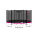 Батут с внутренней сеткой THUNDER OUTSIDE PRO 16FT 488 см Black/Pink