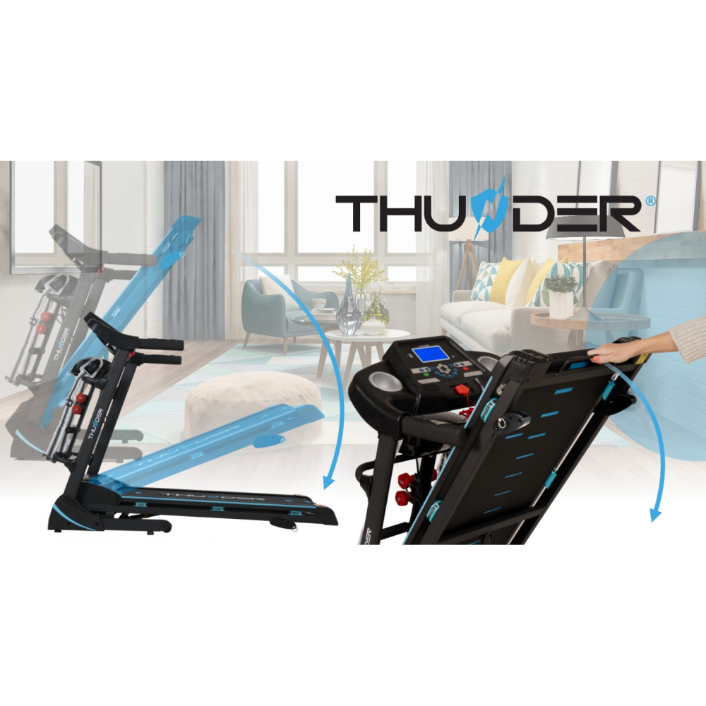Бігова доріжка THUNDER Icon-D Black