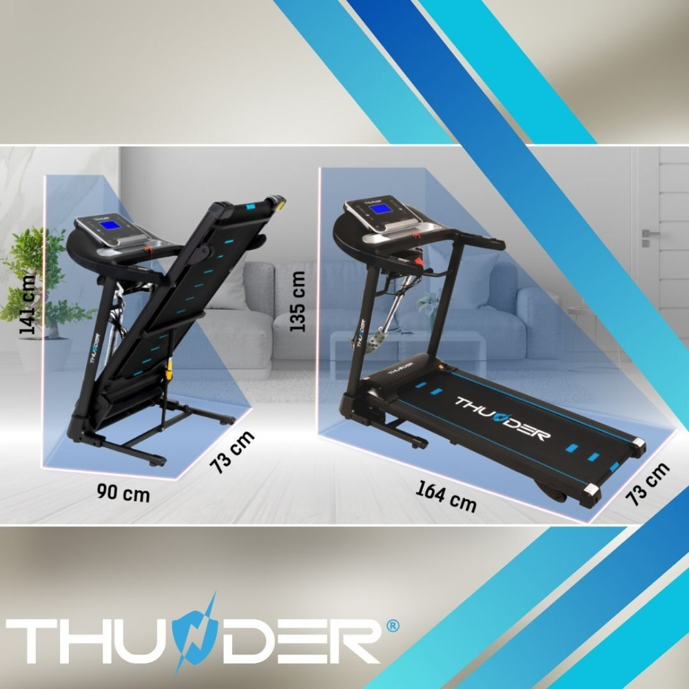 Бігова доріжка THUNDER RAPID-BLACK