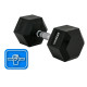 Гантель шестигранная Thunder 17,5 кг (HEXAGONAL-DUMBBELLS-17,5K)