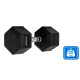 Гантель шестигранна Thunder 20 кг (HEXAGONAL-DUMBBELLS-20KG)
