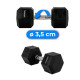 Гантель шестигранна Thunder 20 кг (HEXAGONAL-DUMBBELLS-20KG)