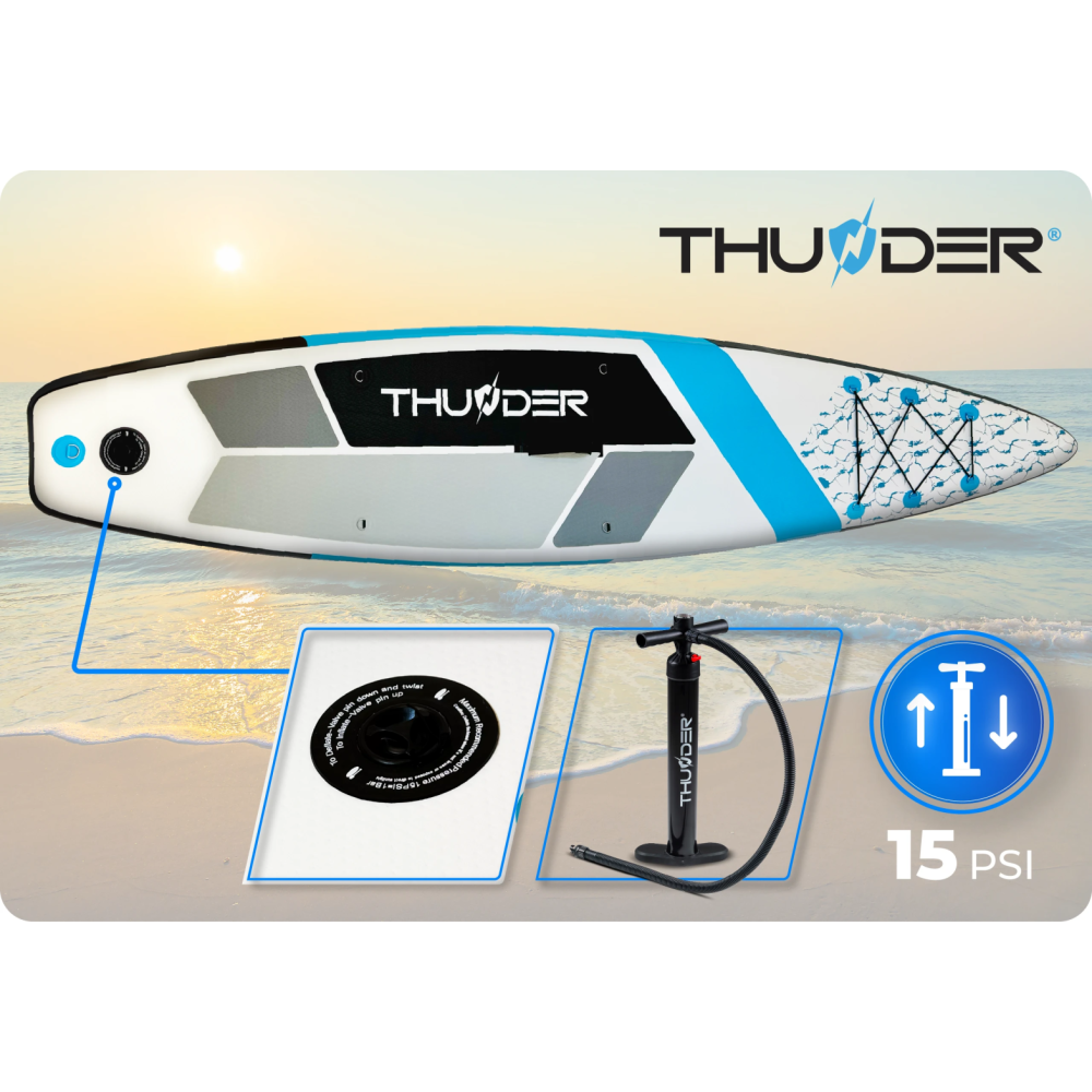 Надувна дошка SUP THUNDER MARIS 320 см з веслом