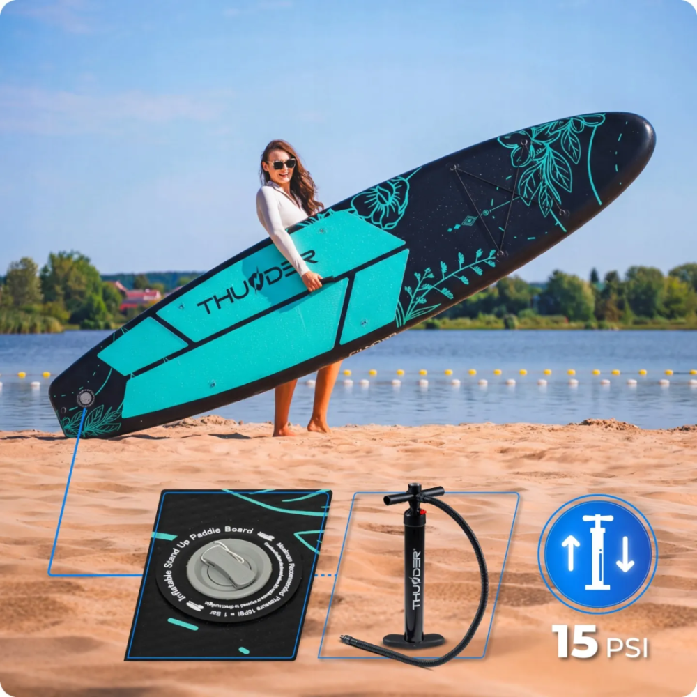 Надувна SUP дошка THUNDER 350 см (MOTH-MINT)