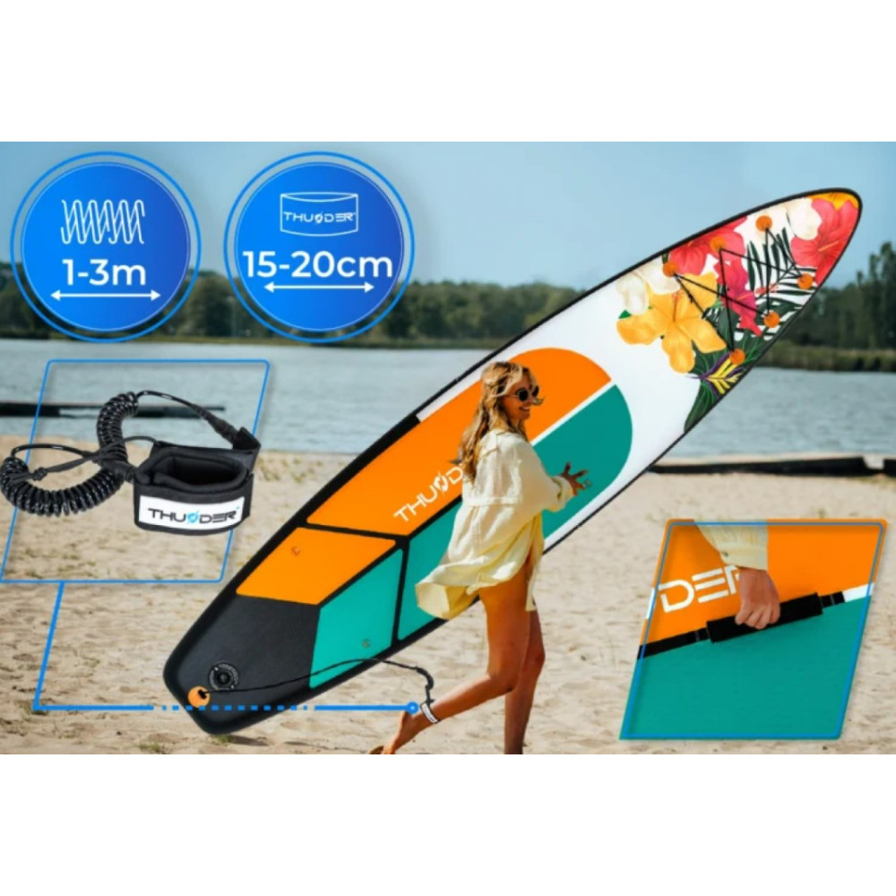 Надувная SUP доска THUNDER NOX 320 см с веслом