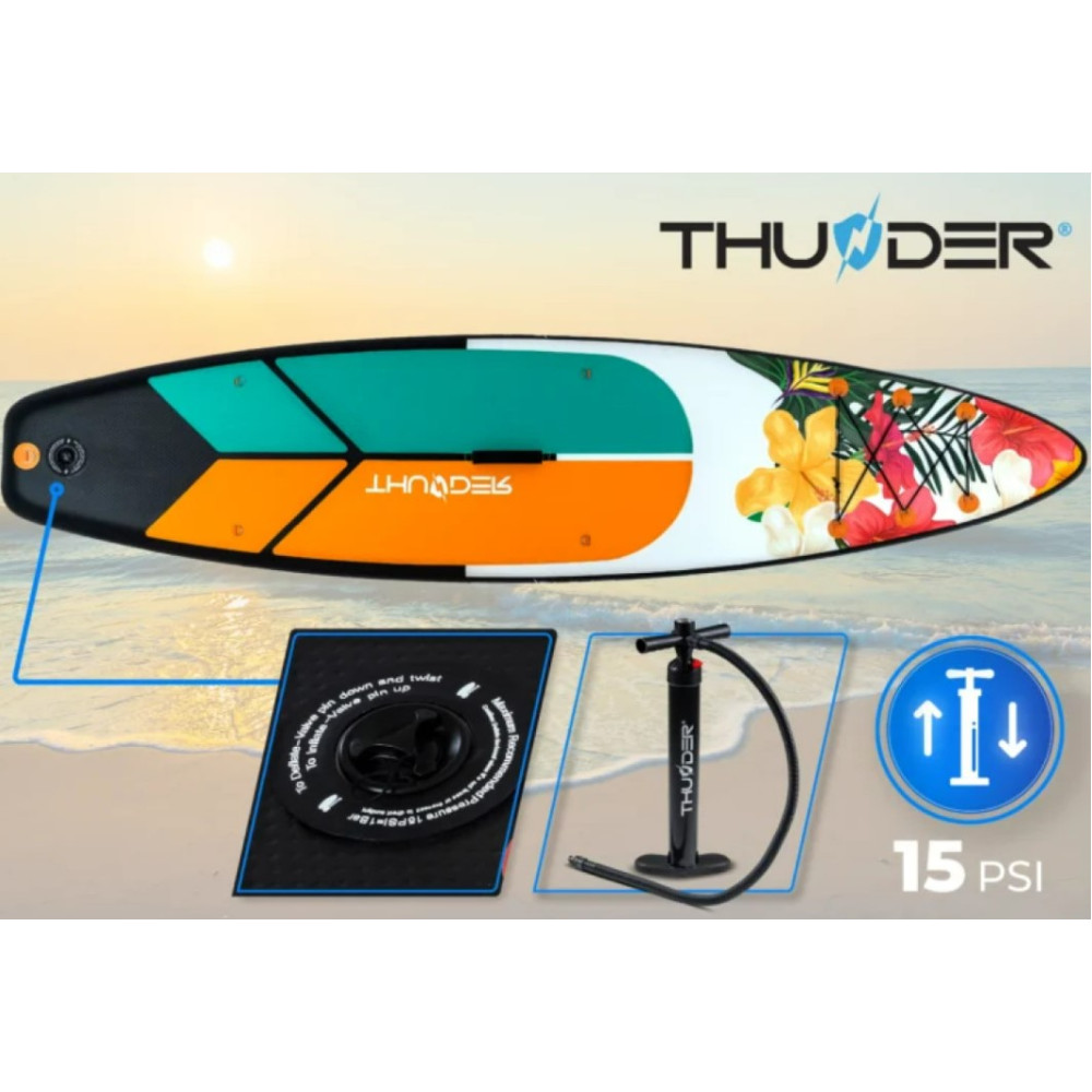Надувная SUP доска THUNDER NOX 320 см с веслом