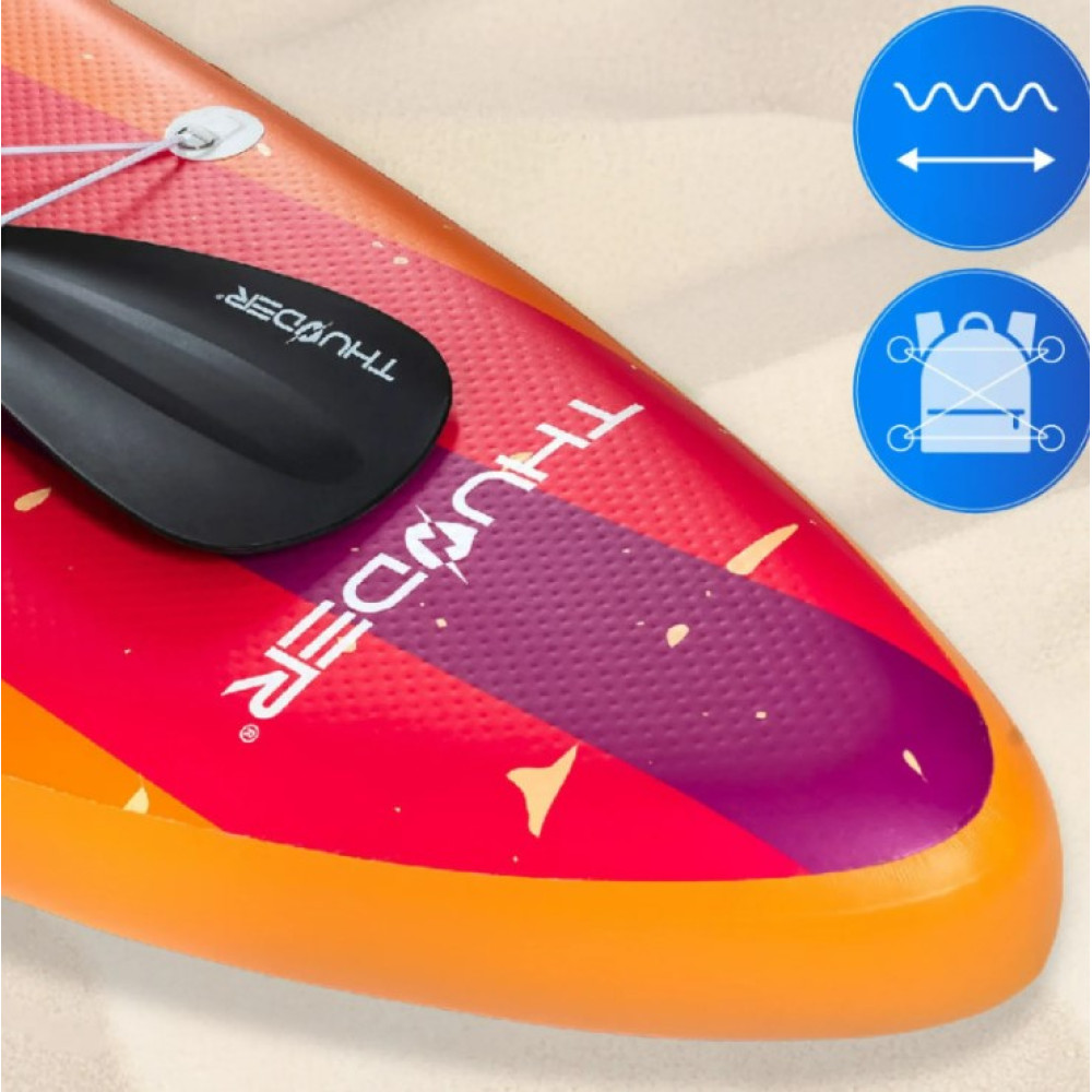 Надувная SUP доска THUNDER RETRO 320 см с веслом