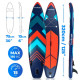 Надувная SUP доска THUNDER STRIPES 320 см с веслом