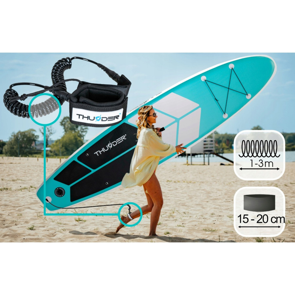 Надувна дошка SUP THUNDER Coast 320 см з веслом Mint