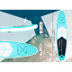 Надувна дошка SUP THUNDER Coast 320 см з веслом Mint