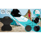 Надувна дошка SUP THUNDER Coast 320 см з веслом Mint