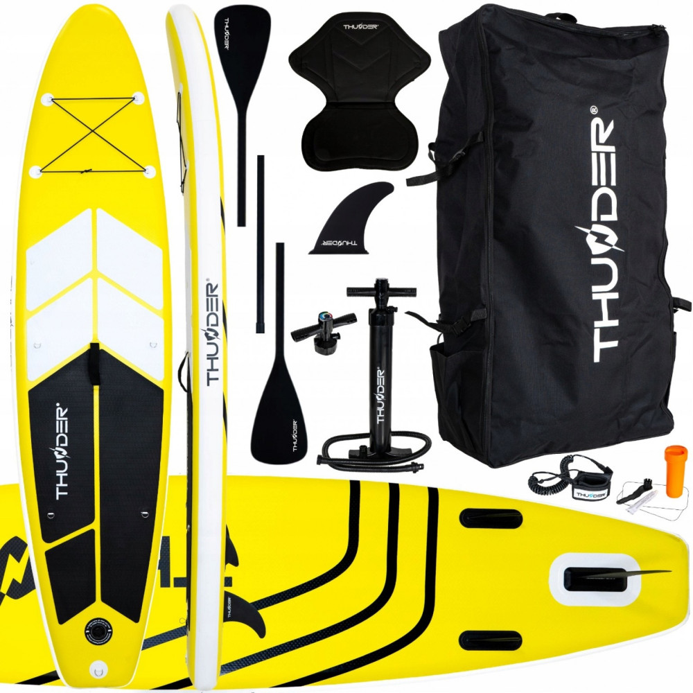 Надувна дошка SUP THUNDER Coast 320 см з веслом Yellow