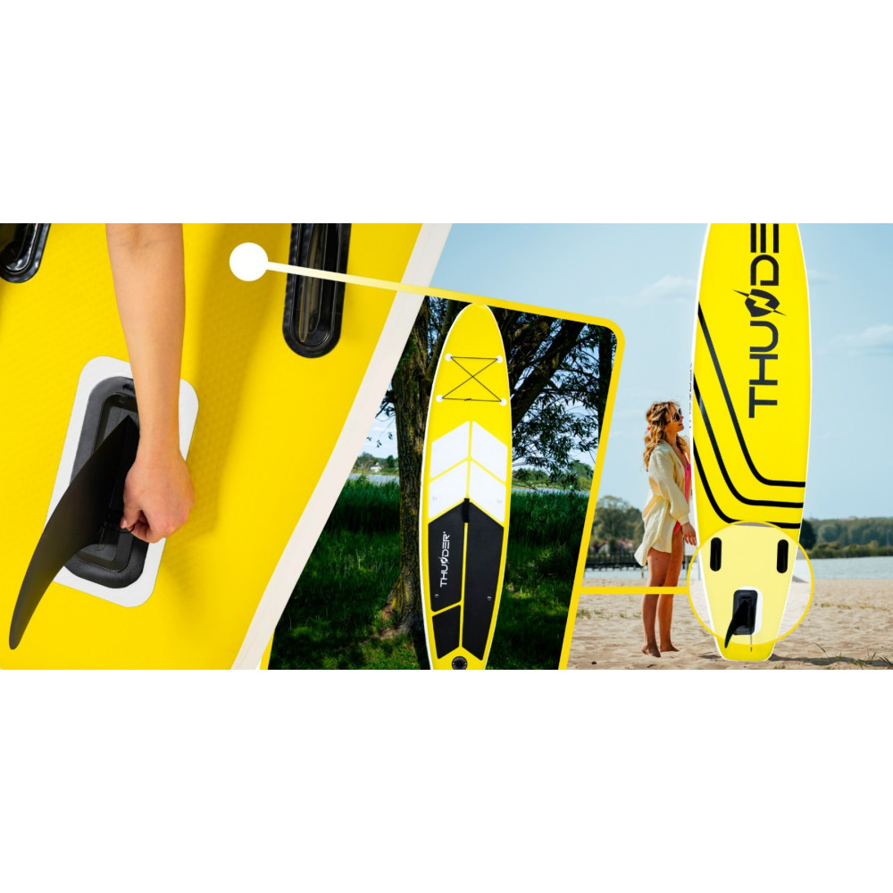Надувна дошка SUP THUNDER Coast 320 см з веслом Yellow