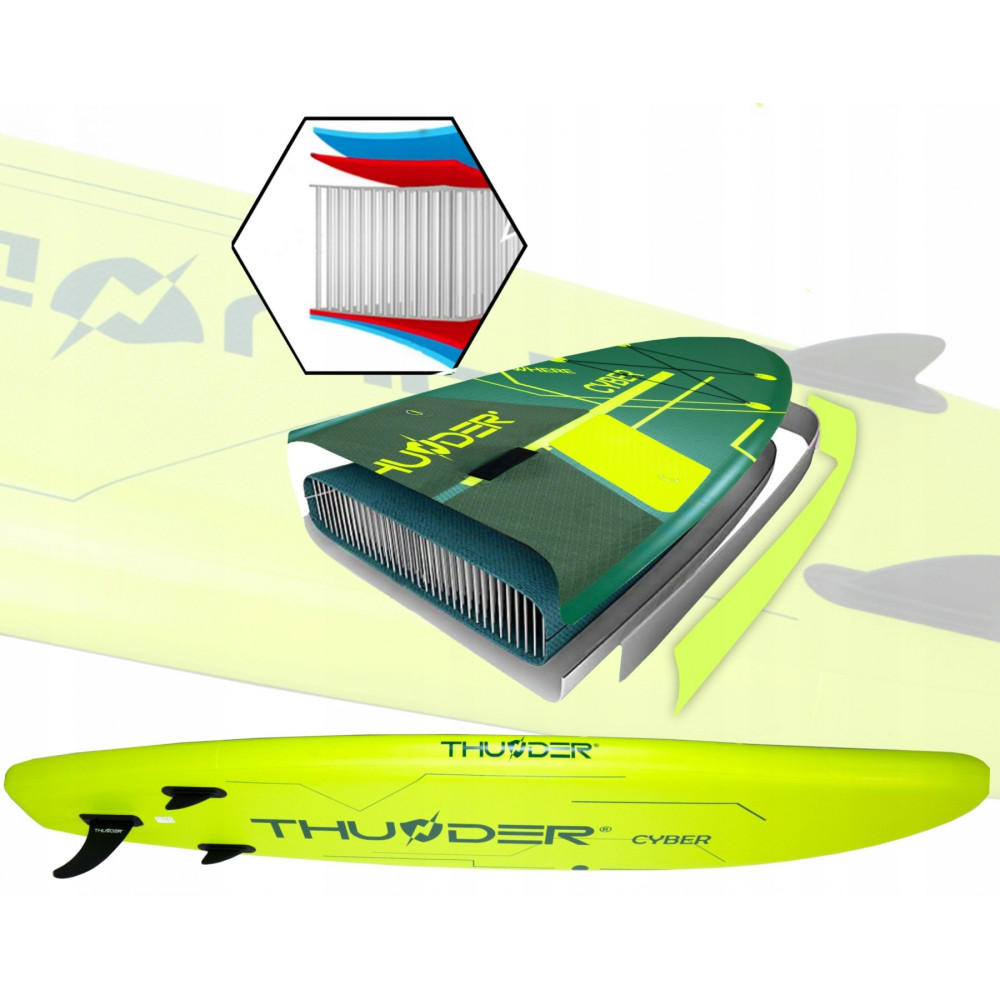 Надувна дошка SUP THUNDER Cyber 320 см з веслом