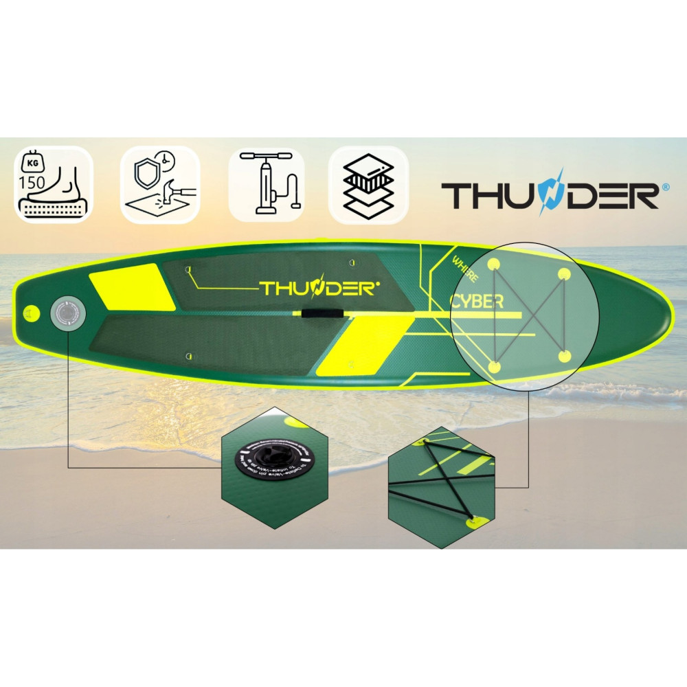 Надувна дошка SUP THUNDER Cyber 320 см з веслом
