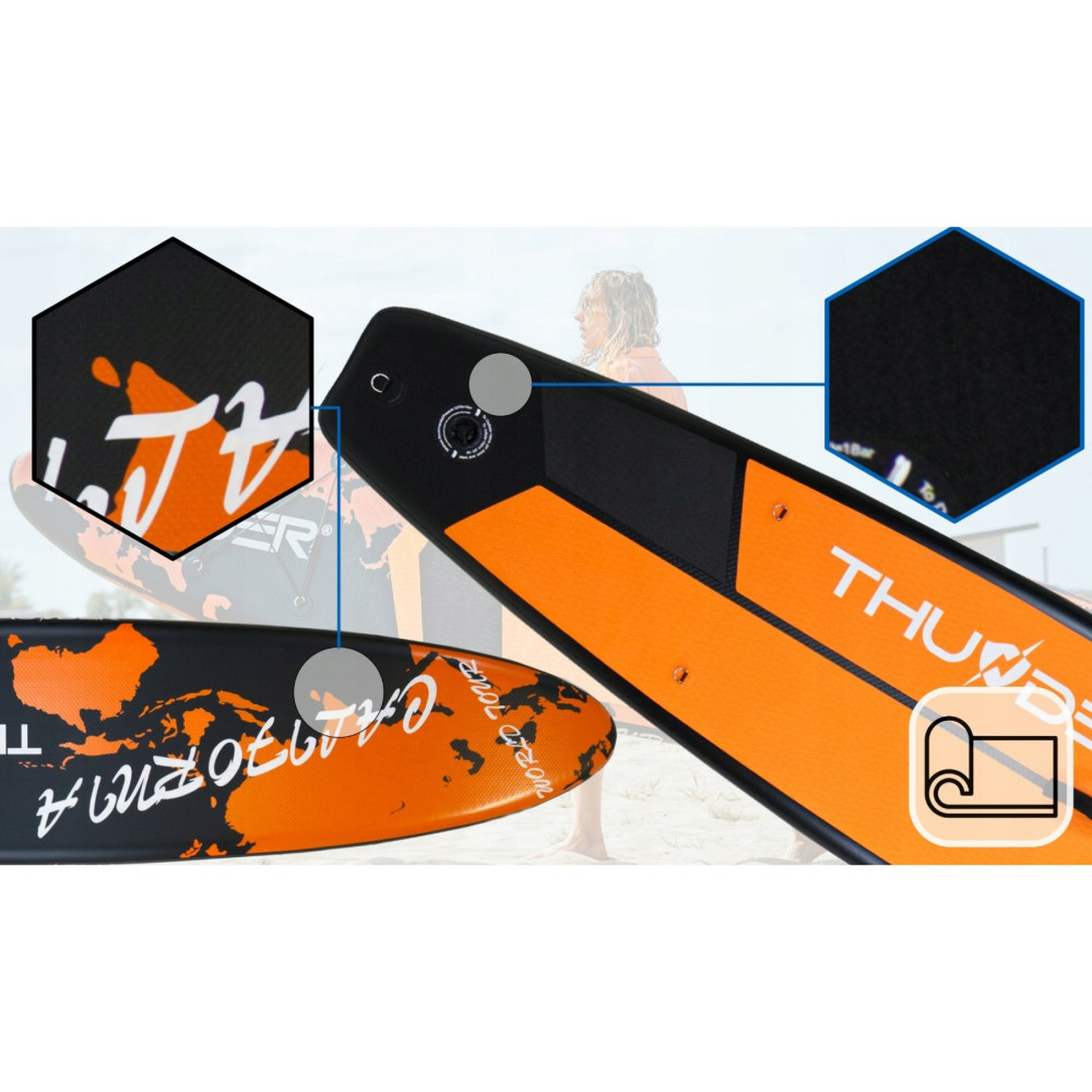 Надувна дошка SUP THUNDER Earth 365 см з веслом