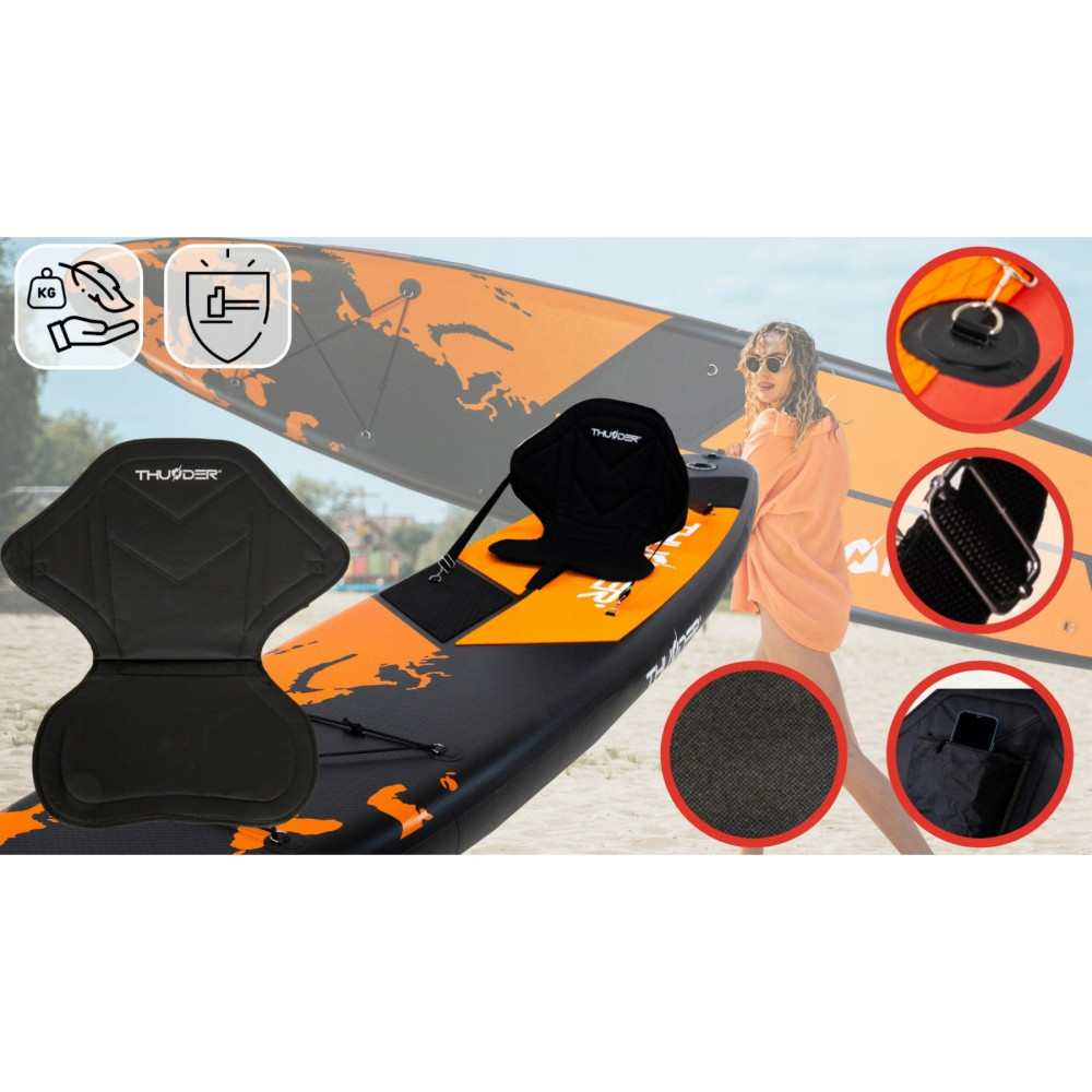 Надувна дошка SUP THUNDER Earth 365 см з веслом