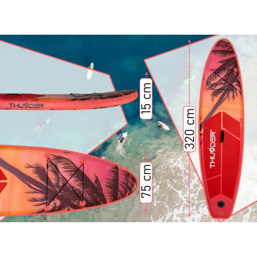 Надувна дошка SUP THUNDER Isle 320 см з веслом