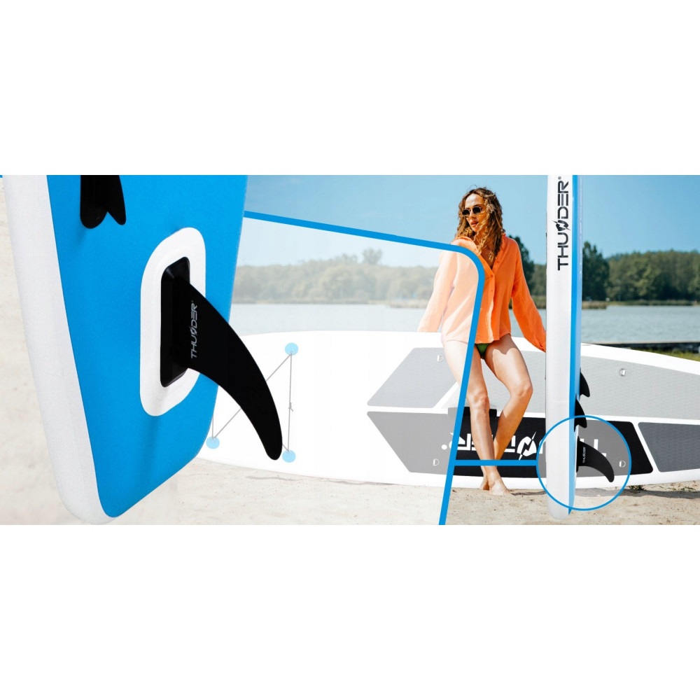 Надувна дошка SUP THUNDER Planet 320 см з веслом Blue