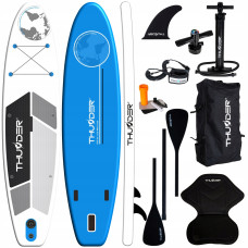 Надувная SUP доска THUNDER Planet 320 см с веслом Blue