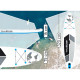 Надувна дошка SUP THUNDER Planet 320 см з веслом Blue