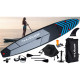 Надувна SUP дошка THUNDER Steel 365 см із веслом Blue
