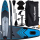 Надувна SUP дошка THUNDER Steel 365 см із веслом Blue
