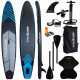 Надувна SUP дошка THUNDER Steel 365 см із веслом Blue